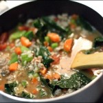 Turkey and vegetable soup
