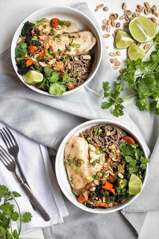 Peanut Noodles with Tilapia Easy, Delicious Dinner Recipe