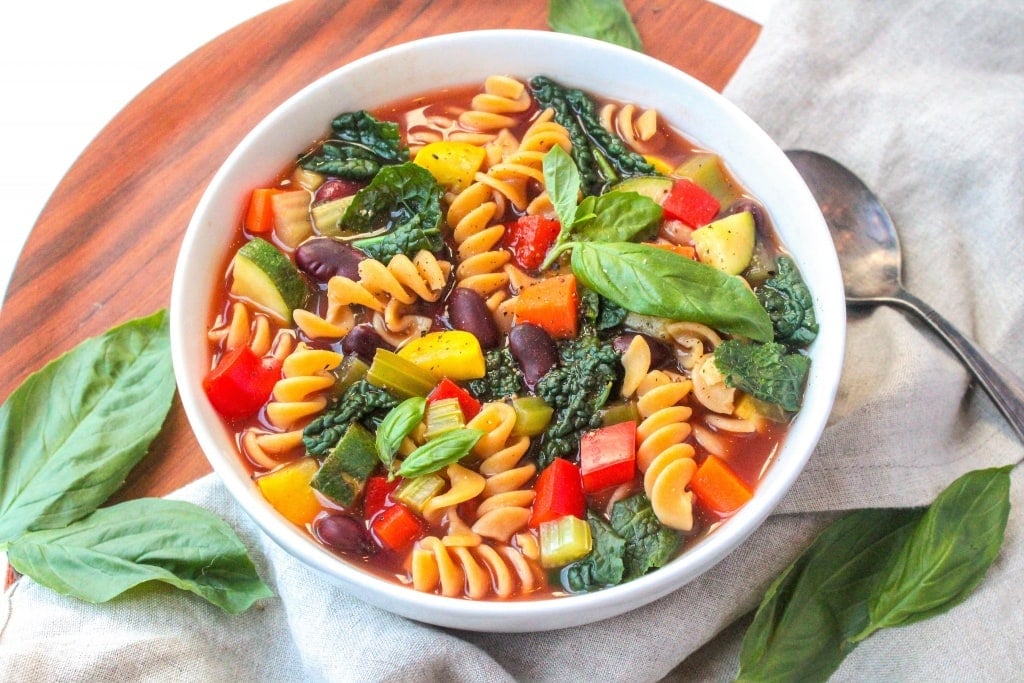 vegetarian minestrone soup recipe