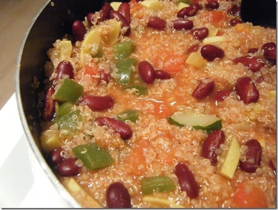 Vegetable & Kidney Bean Quinoa