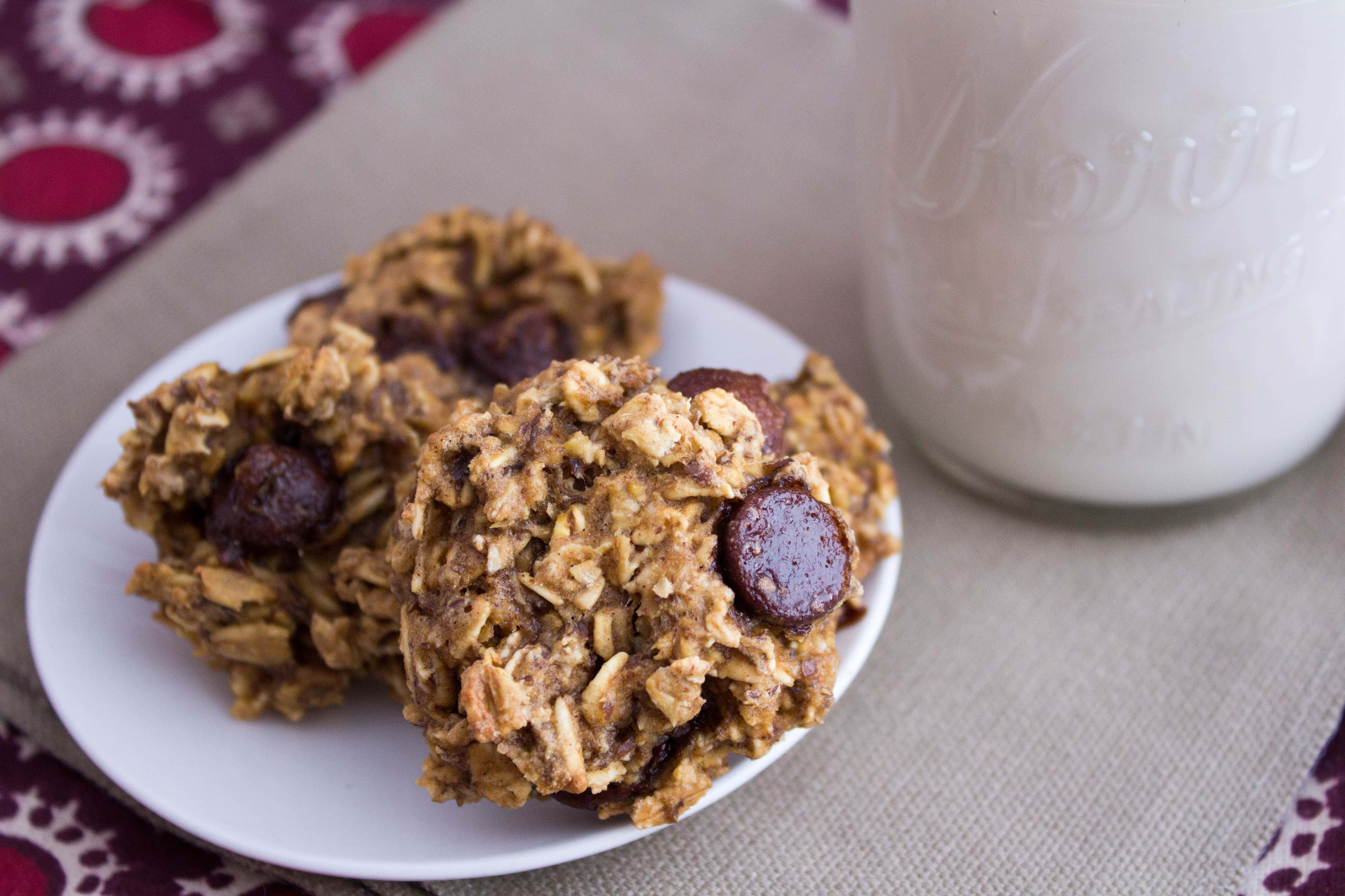Oatmeal Dark Chocolate Cookies Recipe