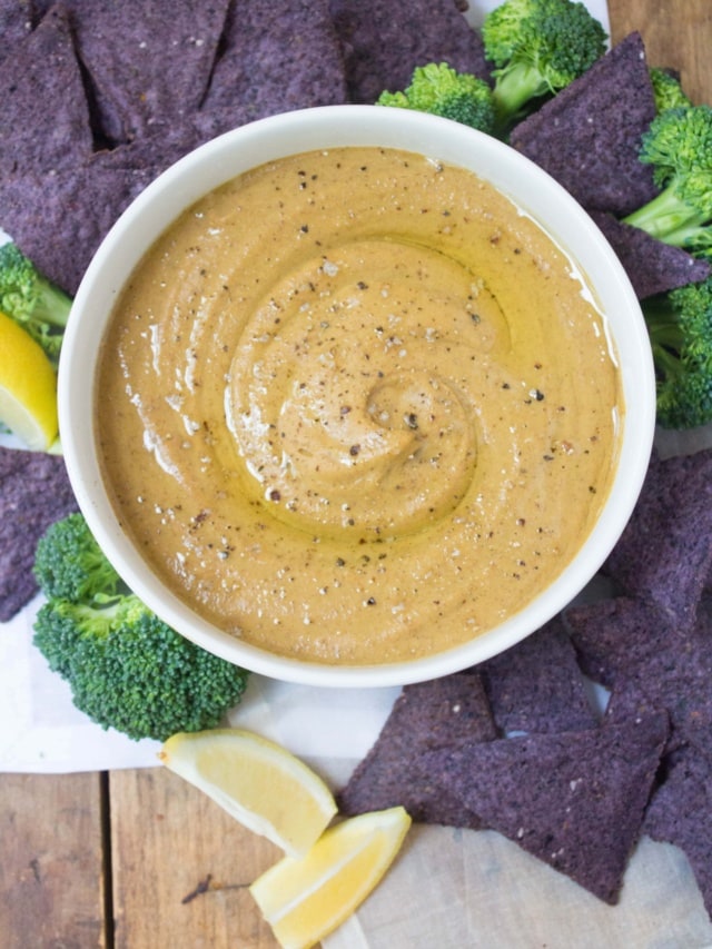 Healthy Pumpkin Hummus Dip food