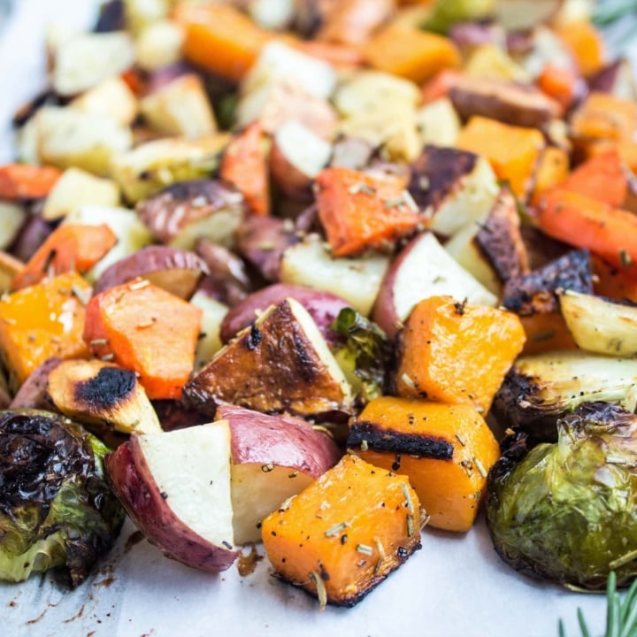 Garlic Herb Roasted Veggies