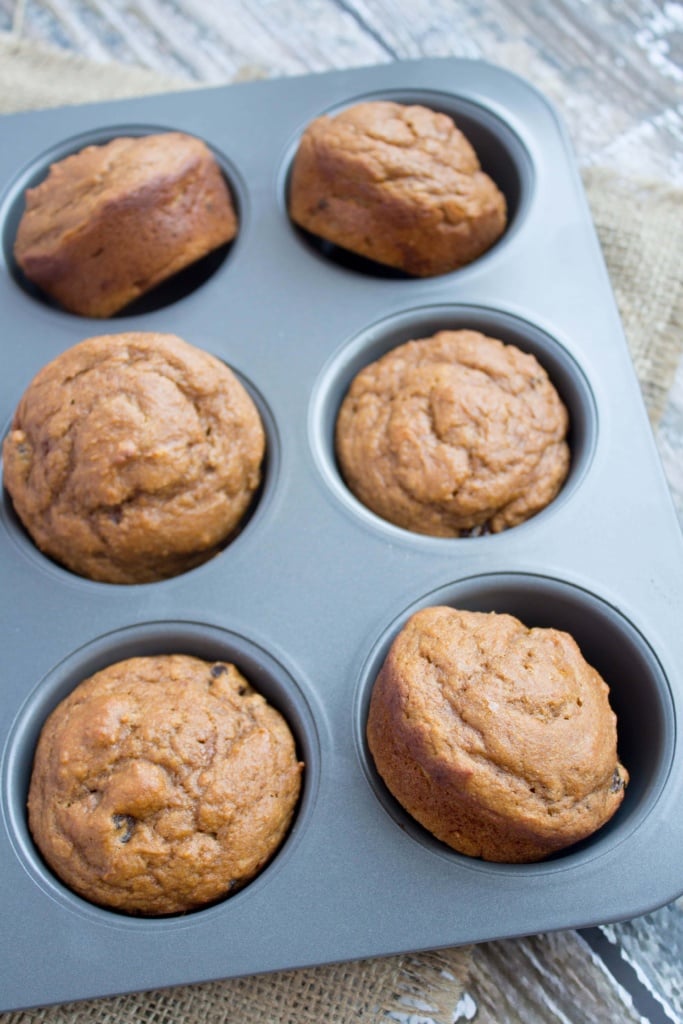 muffins in a muffin tin