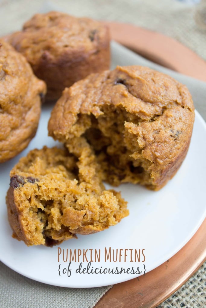 healthy pumpkin muffins with applesauce