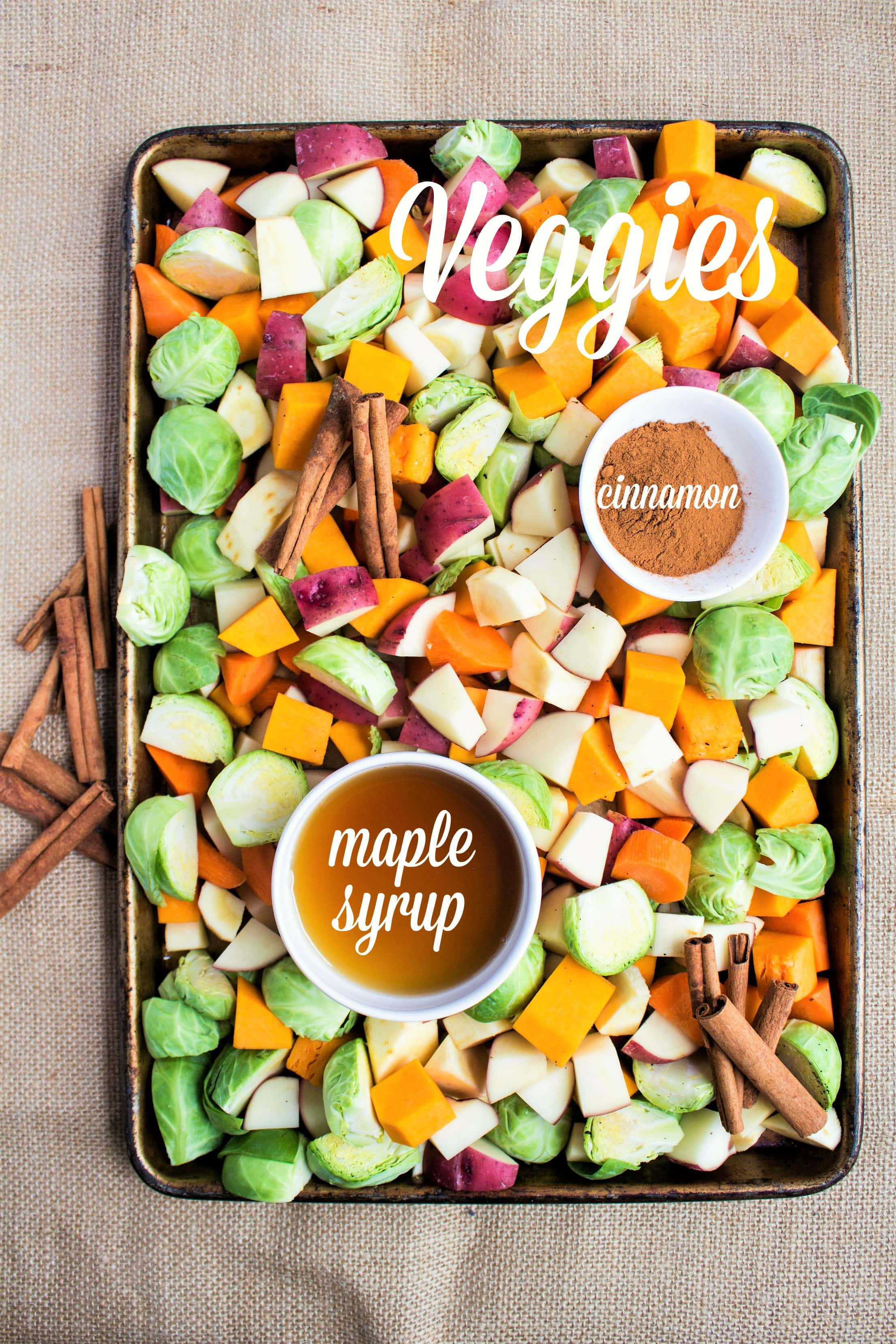 Maple Cinnamon Roasted Veggies food Registered