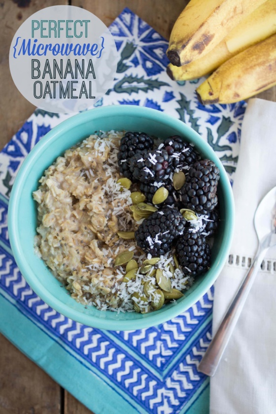 Perfect Microwave Oatmeal with Banana | fANNEtastic food