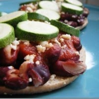 kidney bean pizza