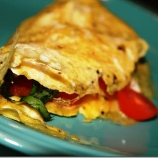 Tomato Basil Feta Omelet(te)