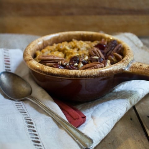 Pumpkin Pie Oatmeal