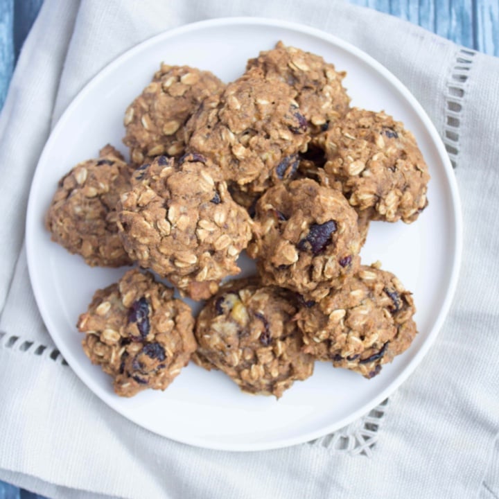 oatmeal banana pumpkin cookies