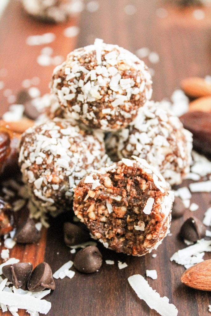 Chocolate Coconut Almond Energy Balls recipe