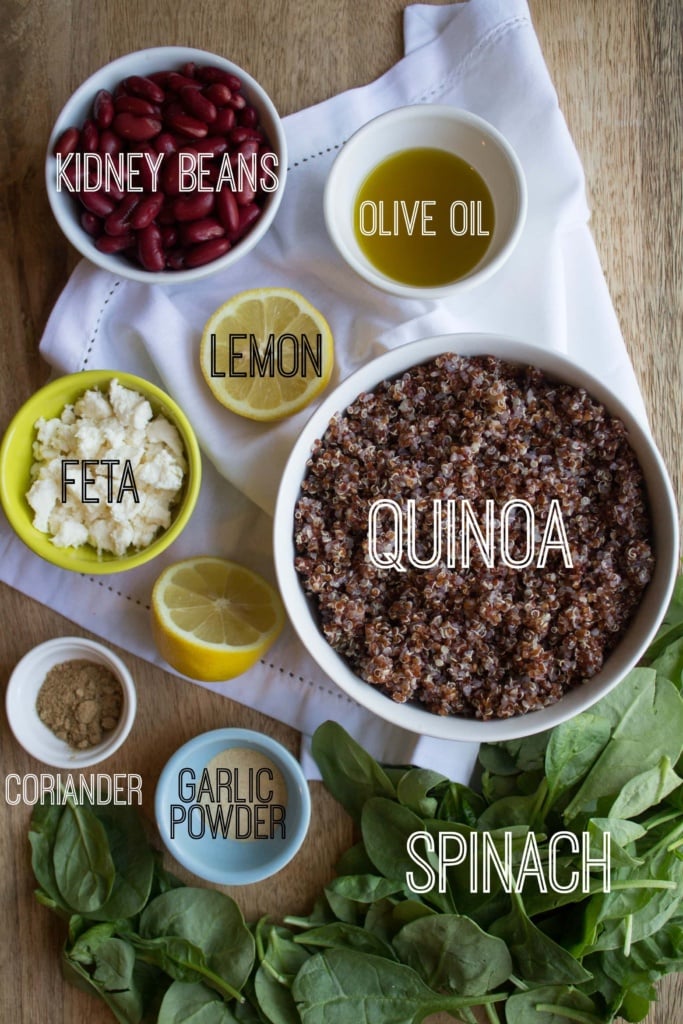 spinach quinoa salad ingredients