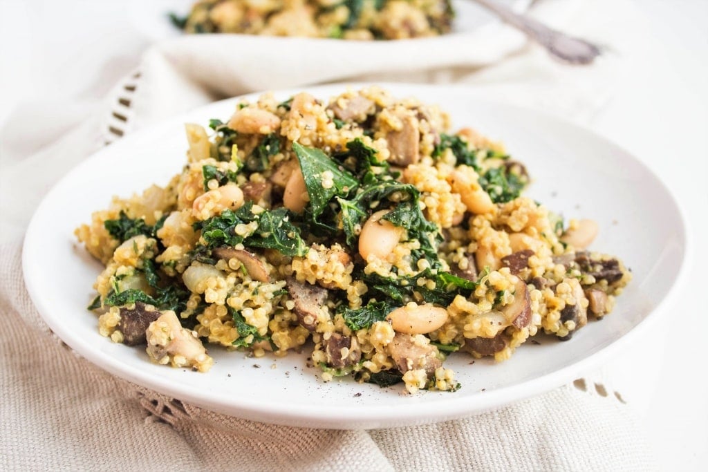 Mushroom Quinoa Side Dish Recipe (
