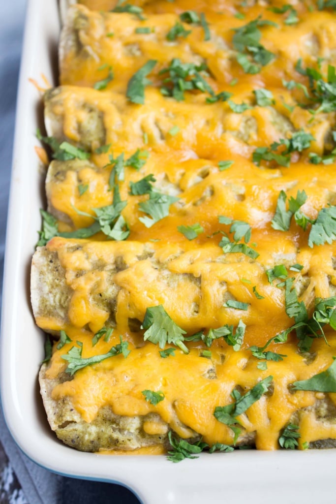 healthy vegetarian enchiladas