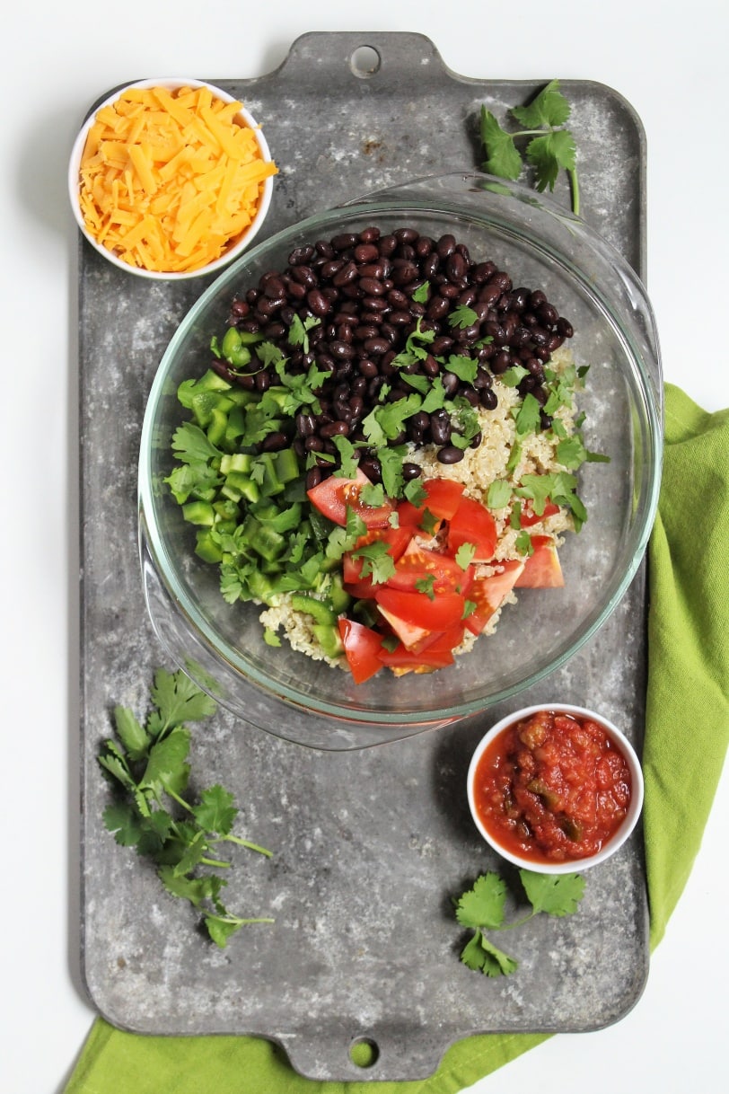 Quinoa Taco Salad Quick and Easy Lunch Recipe