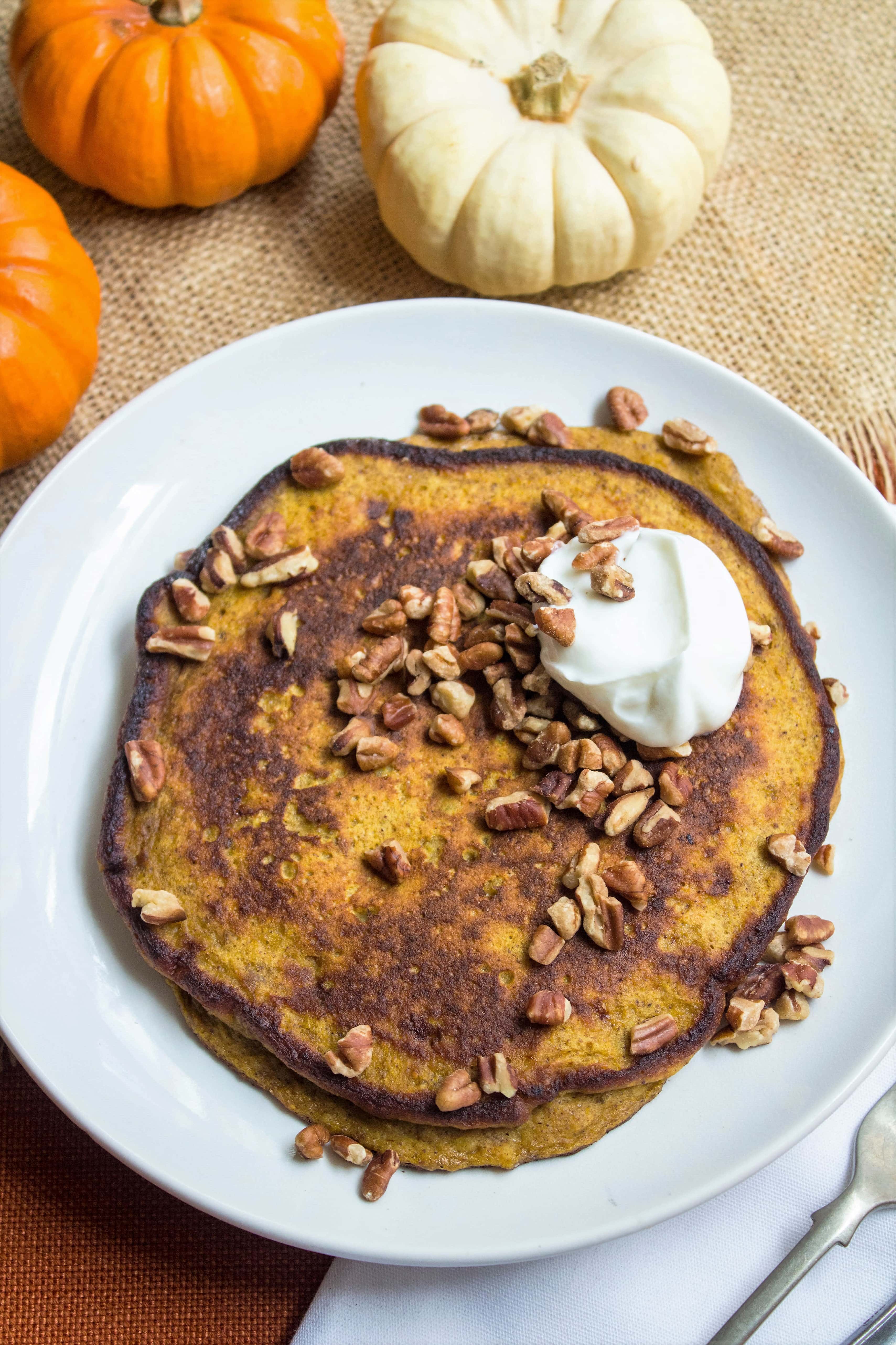 Gluten Free Spiced Pumpkin Pancake Recipe