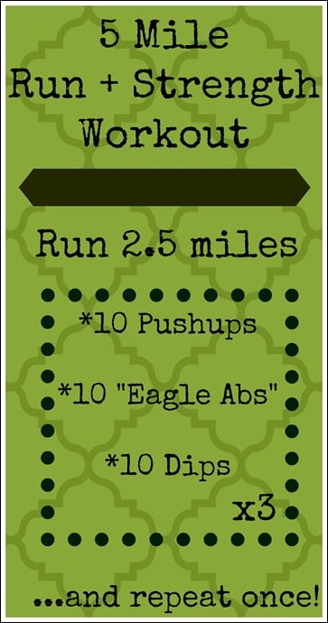 5 Mile Running Workout