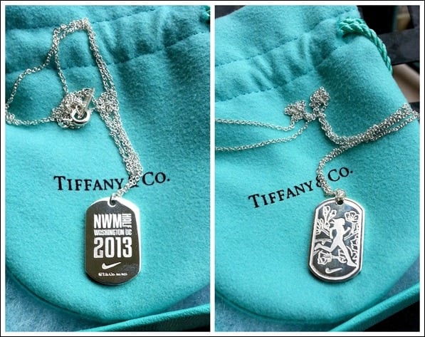 nike women's marathon tiffanys necklace