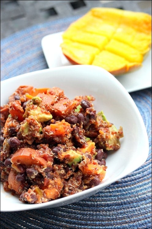 Sweet Potato Black Bean Quinoa Salad