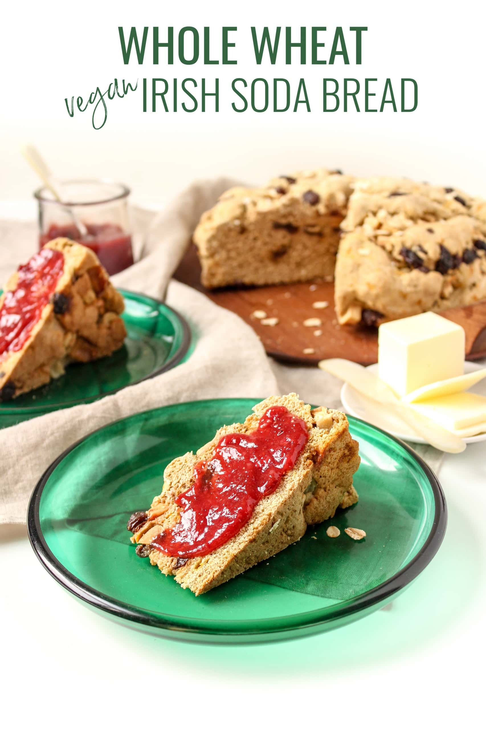 Vegan Irish Soda Bread (Whole Wheat) food