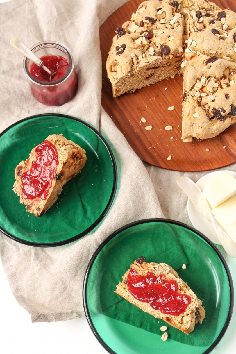 Vegan Irish Soda Bread (Whole Wheat) food