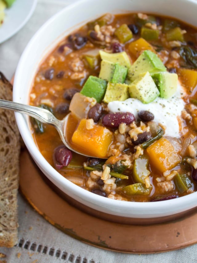 Turkey Butternut Squash Chili food