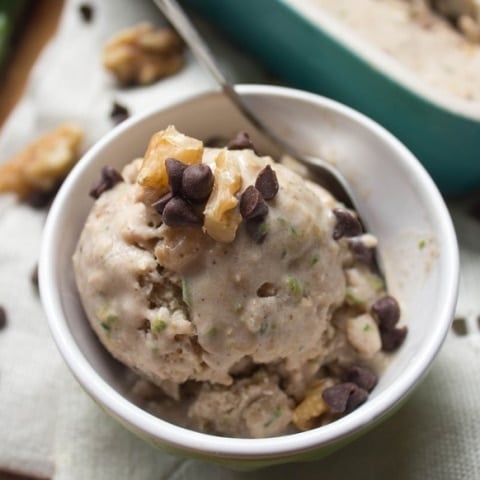 Zucchini Bread Almond Milk Ice Cream