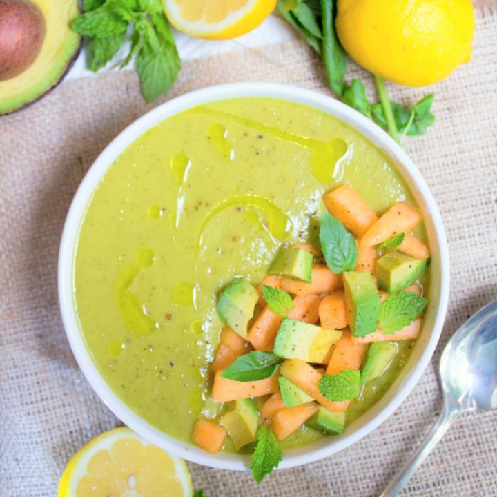 Cantaloupe Avocado Soup