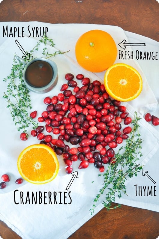 cranberry sauce ingredients