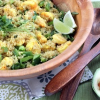 Caribbean Shrimp Quinoa Salad