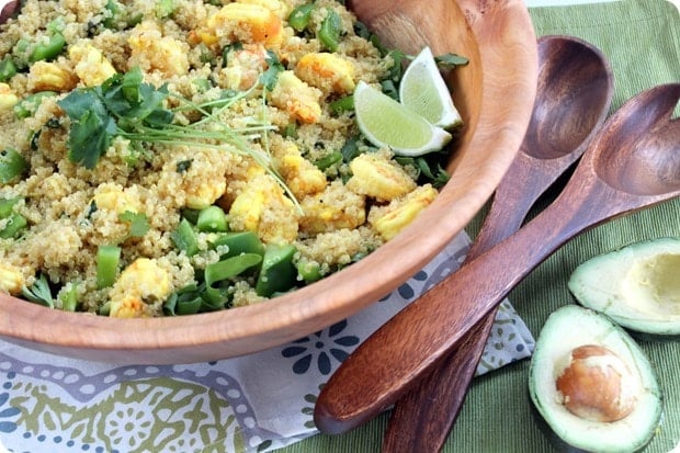 Caribbean Shrimp Quinoa Salad recipe