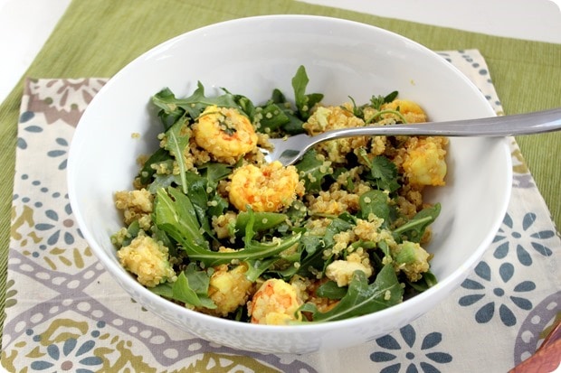 Caribbean Shrimp Quinoa Salad