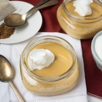 Maple Gingerbread Pots de Creme