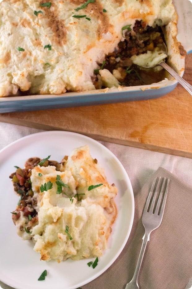 Vegan and Gluten Free Shepherd’s Pie recipe