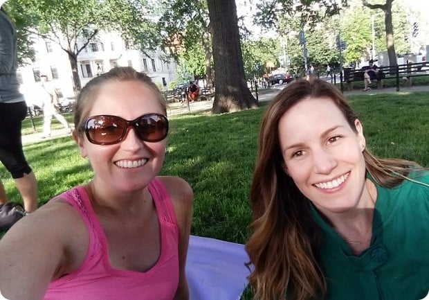 yoga in the dupont circle park