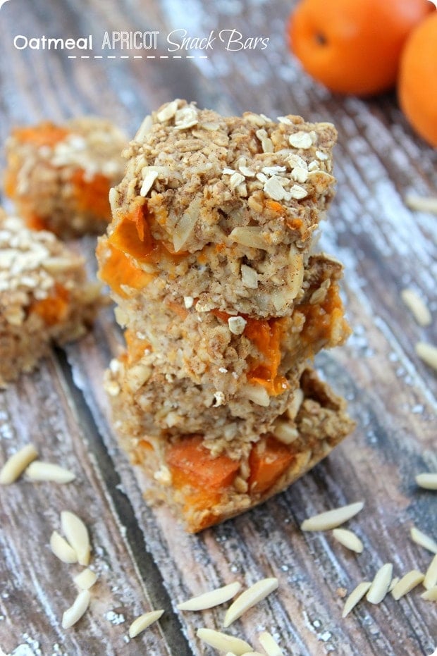 oatmeal apricot snack bars recipe