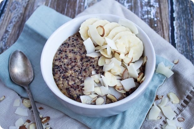 coconut quinoa breakfast bowl