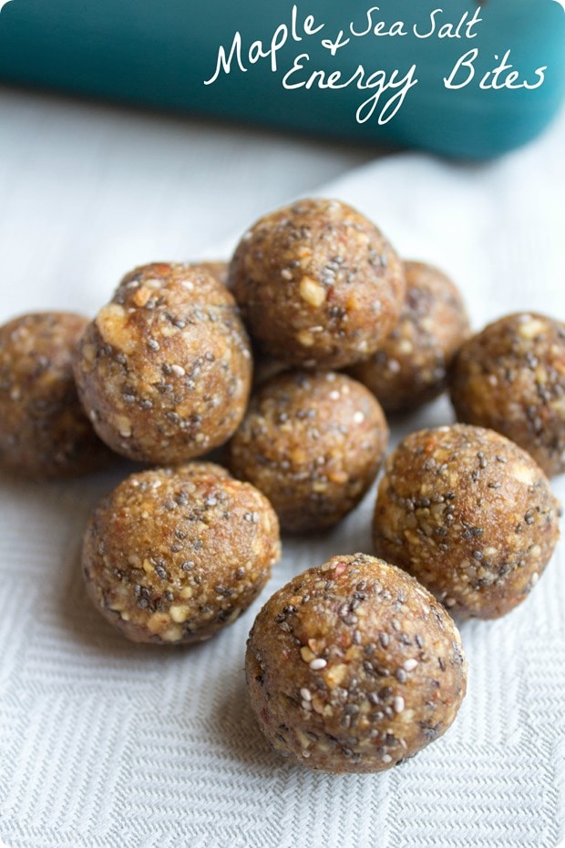 Salty Maple Nut Energy Bites Recipe Healthy Snack