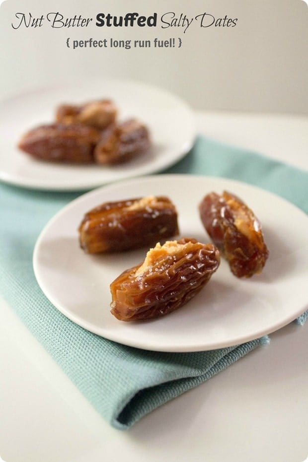 stuffed dates with peanut butter