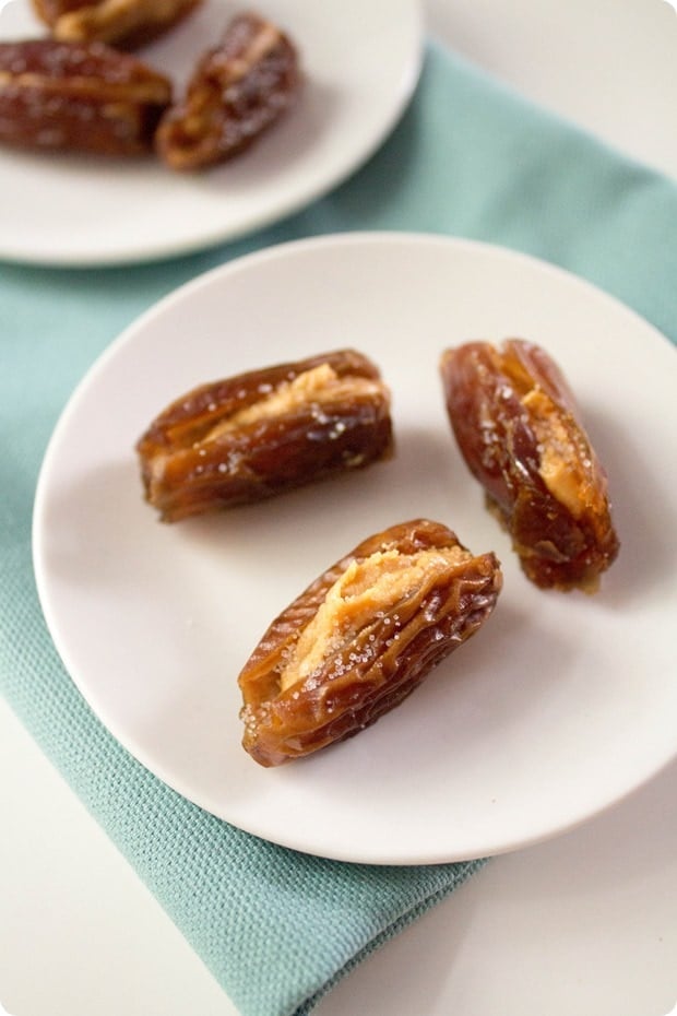 peanut butter stuffed dates long run fuel recipe