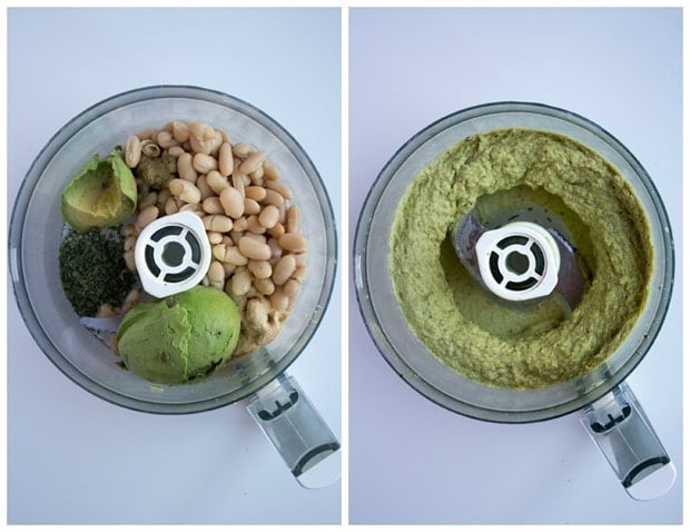 dip ingredients in food processor