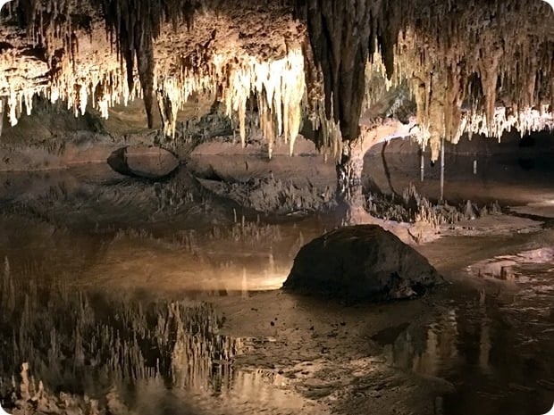 luray caverns underground lake