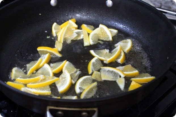 quick candied lemon peel