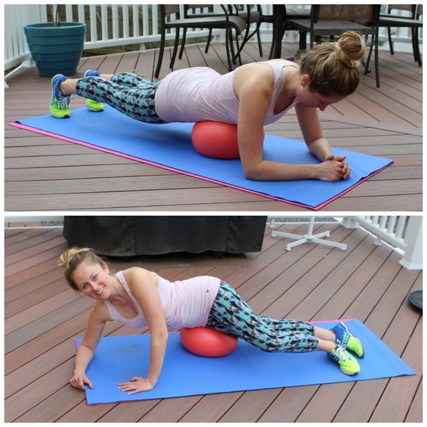 mini stability ball how to use