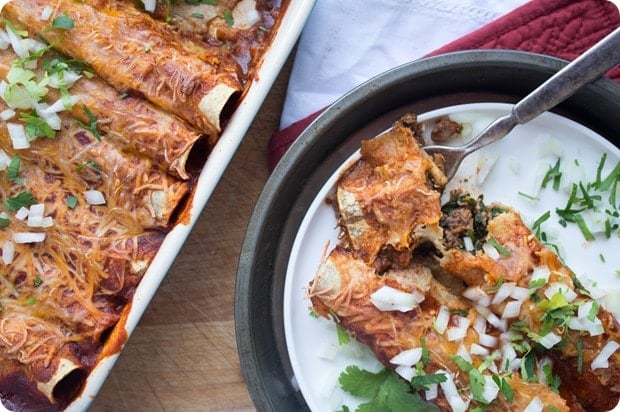 vegetarian enchiladas recipe