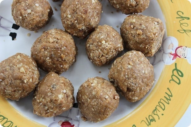 oatmeal raisin peanut butter snack balls