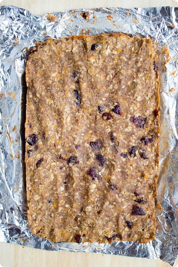how to make red lentil granola bars 