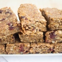 Red Lentil Granola Bars