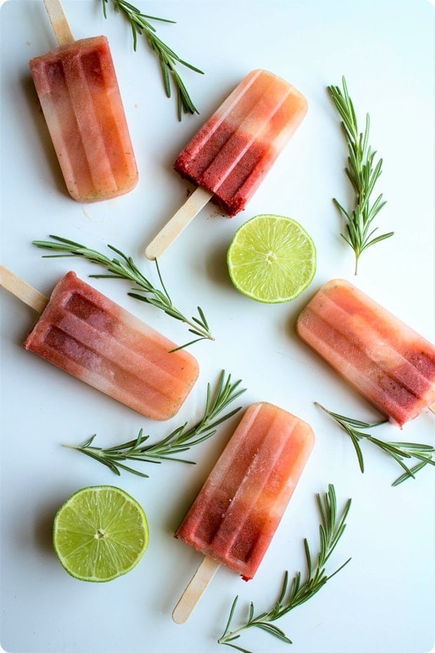 watermelon rosemary popsicles recipe